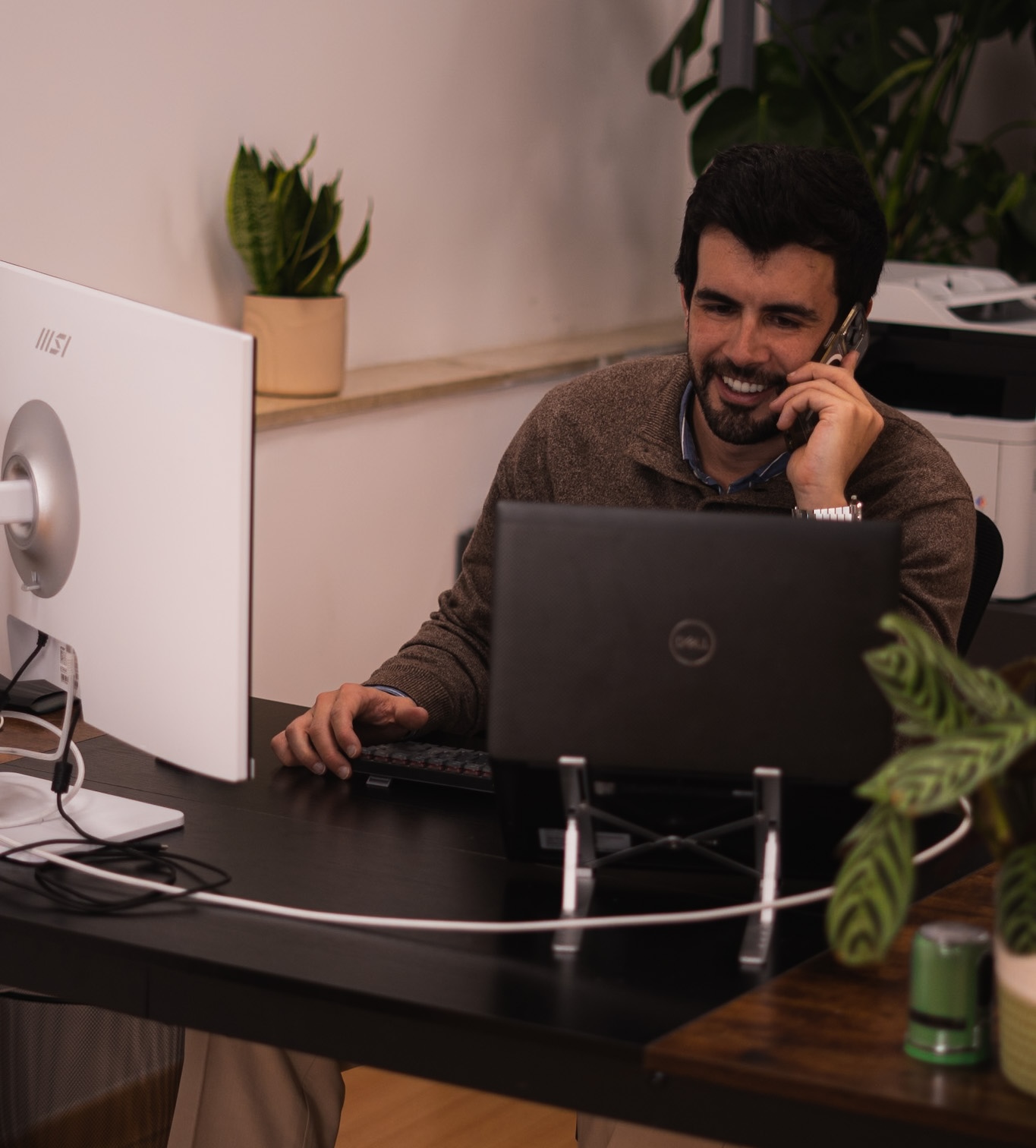 Recepción de Espacio Nodo para domiciliación de empresas en Madrid